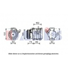 852638N AKS DASIS Компрессор, кондиционер