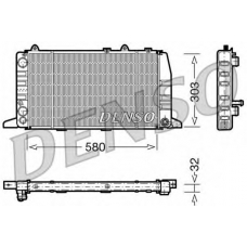 DRM02011 DENSO Радиатор, охлаждение двигателя