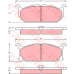 GDB4087 TRW Комплект тормозных колодок, дисковый тормоз
