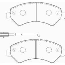 FD7269V NECTO Комплект тормозных колодок, дисковый тормоз