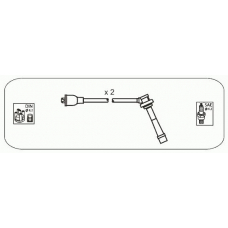 JP126 JANMOR Комплект проводов зажигания