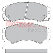 1170352 METZGER Комплект тормозных колодок, дисковый тормоз