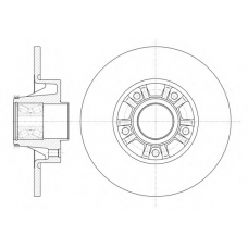 D6733.20 WOKING Тормозной диск