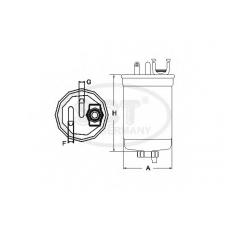 ST 6105 SCT Топливный фильтр