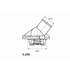6.200.87 BEHR Термостат, охлаждающая жидкость