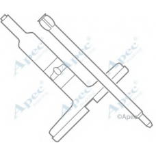 KIT1001 APEC Комплектующие, тормозные колодки