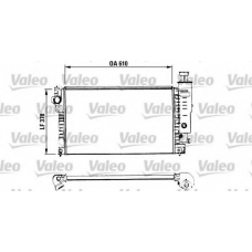 730575 VALEO Радиатор, охлаждение двигателя