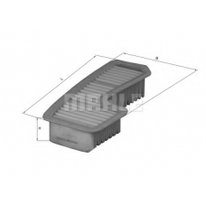 LX 1936 MAHLE Воздушный фильтр