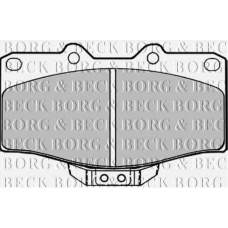 BBP1152 BORG & BECK Комплект тормозных колодок, дисковый тормоз