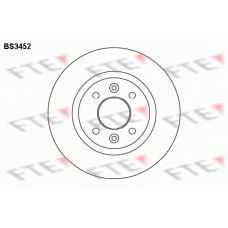 BS3452 FTE Тормозной диск
