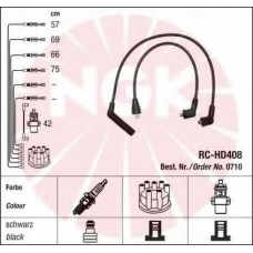 0710 NGK Комплект проводов зажигания