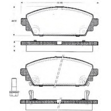 BLF1095 QUINTON HAZELL Комплект тормозных колодок, дисковый тормоз