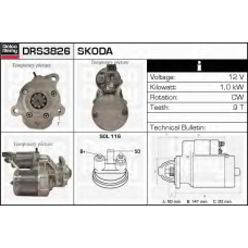 DRS3826 DELCO REMY Стартер