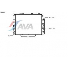 MSA2190 GERI Радиатор, охлаждение двигател