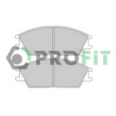 5000-0435 C PROFIT Комплект тормозных колодок, дисковый тормоз