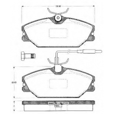 BLF756 QUINTON HAZELL Комплект тормозных колодок, дисковый тормоз