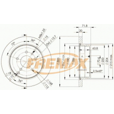 BD-9049 FREMAX Тормозной диск