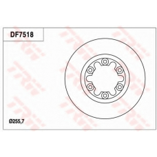 DF7518 TRW Тормозной диск
