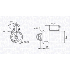 063296843010 MAGNETI MARELLI Стартер