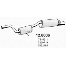 12.8006 ASSO Средний / конечный глушитель ог