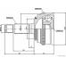 J2824130 HERTH+BUSS JAKOPARTS Шарнирный комплект, приводной вал