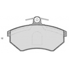 RA.0310.2 RAICAM Комплект тормозных колодок, дисковый тормоз