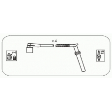 S35.P JANMOR Комплект проводов зажигания