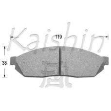 FK5009 KAISHIN Комплект тормозных колодок, дисковый тормоз