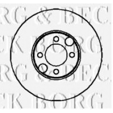 BBD5860S BORG & BECK Тормозной диск