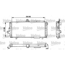 811010 VALEO Радиатор, охлаждение двигателя