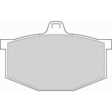 FD225A NECTO Комплект тормозных колодок, дисковый тормоз