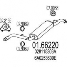 01.66220 MTS Глушитель выхлопных газов конечный