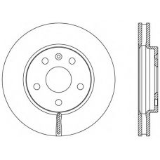 BDR2498.20 OPEN PARTS Тормозной диск