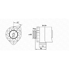943356702010 MAGNETI MARELLI Генератор