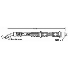 FBH7197 FIRST LINE Тормозной шланг