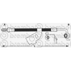 T 23 010 BREMBO Тормозной шланг