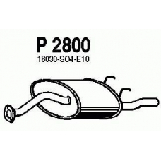 P2800 FENNO Глушитель выхлопных газов конечный