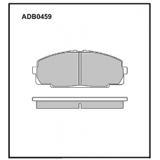 ADB0459 Allied Nippon Тормозные колодки