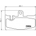 MDB2136 MINTEX Комплект тормозных колодок, дисковый тормоз