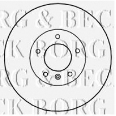 BBD4782 BORG & BECK Тормозной диск