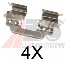 1770Q ABS Комплектующие, колодки дискового тормоза