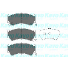 KBP-8519 KAVO PARTS Комплект тормозных колодок, дисковый тормоз