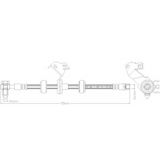 6022 REMKAFLEX Тормозной шланг