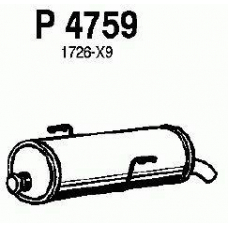 P4759 FENNO Глушитель выхлопных газов конечный