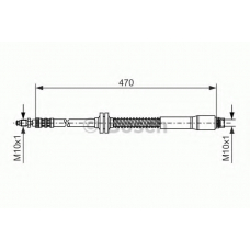 1 987 476 951 BOSCH Тормозной шланг