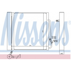 94541 NISSENS Конденсатор, кондиционер