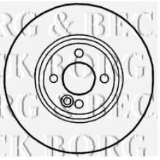 BBD4617 BORG & BECK Тормозной диск
