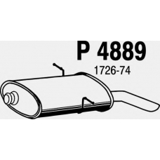 P4889 FENNO Глушитель выхлопных газов конечный