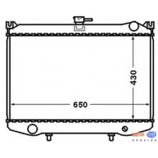 8MK 376 724-481 HELLA Радиатор, охлаждение двигателя