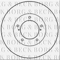 BBD6003S BORG & BECK Тормозной диск